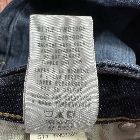 Lucky Brand LOLA STRAIGHT Size 8/29 Long Blue Low Rise Jeans Denim Pants 29x34 - Picture 11 of 11